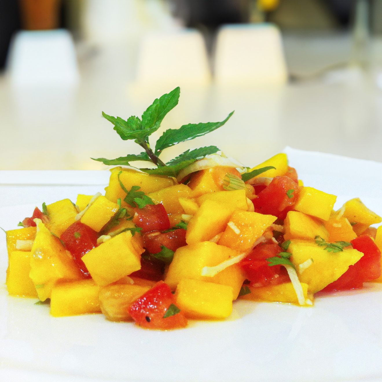 Ensalada De Mango Cocina Vegan F Cil